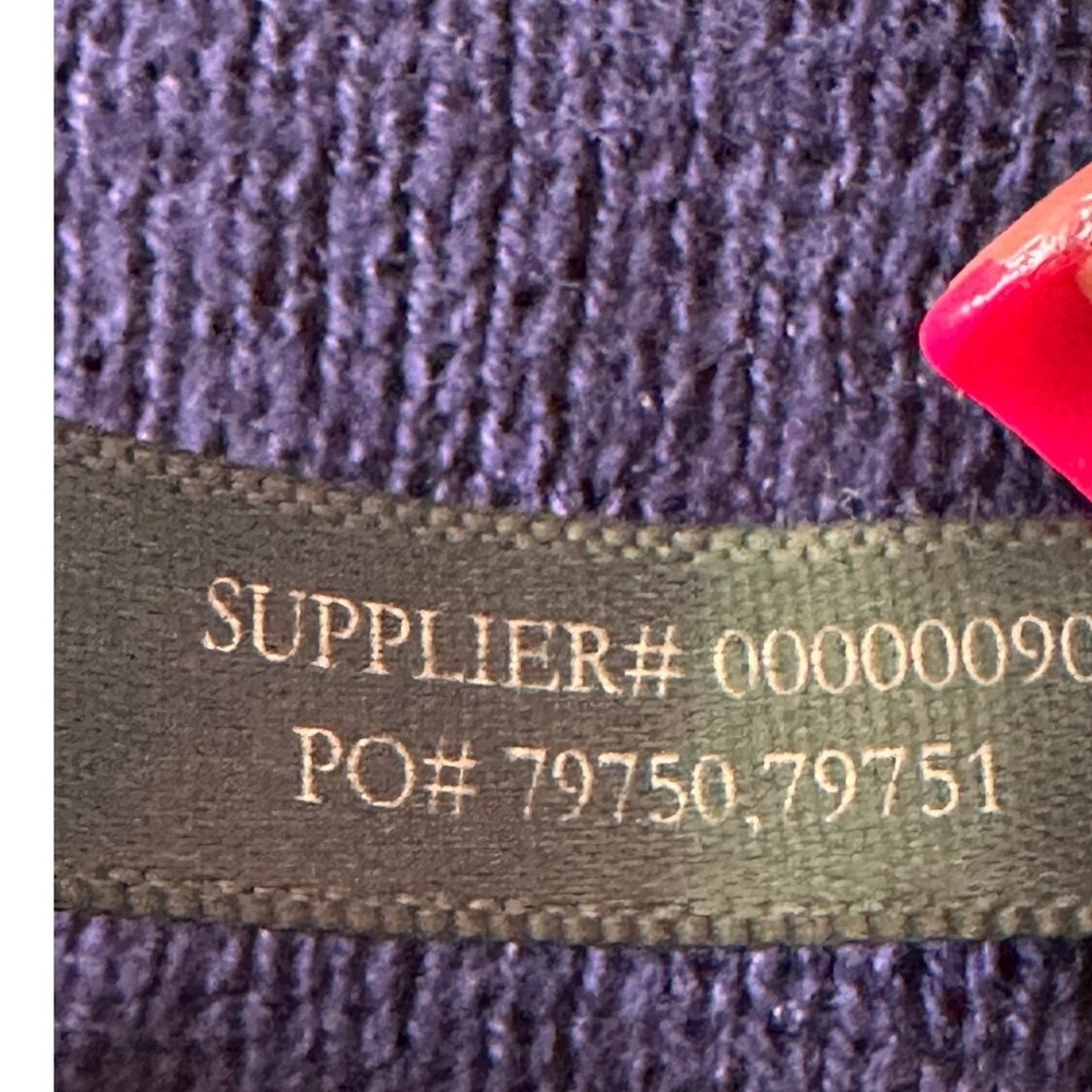 Ralph Lauren Navy Crest Emblem‎ Knit Blazer Jacket Women Gold Button Preppy - Picture 12 of 16